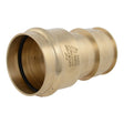 SharkBite UAB754LF 2 in. x 2 in. Brass Expansion to Copper Press Adapter for PEX A Pipe