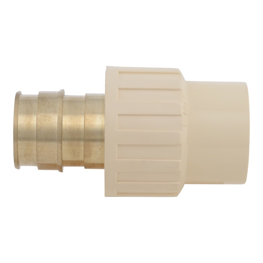 SharkBite UAB935LF 1-1/4 in. x 1-1/4 in. PEX-A x CPVC Brass Expansion Adapter - 3