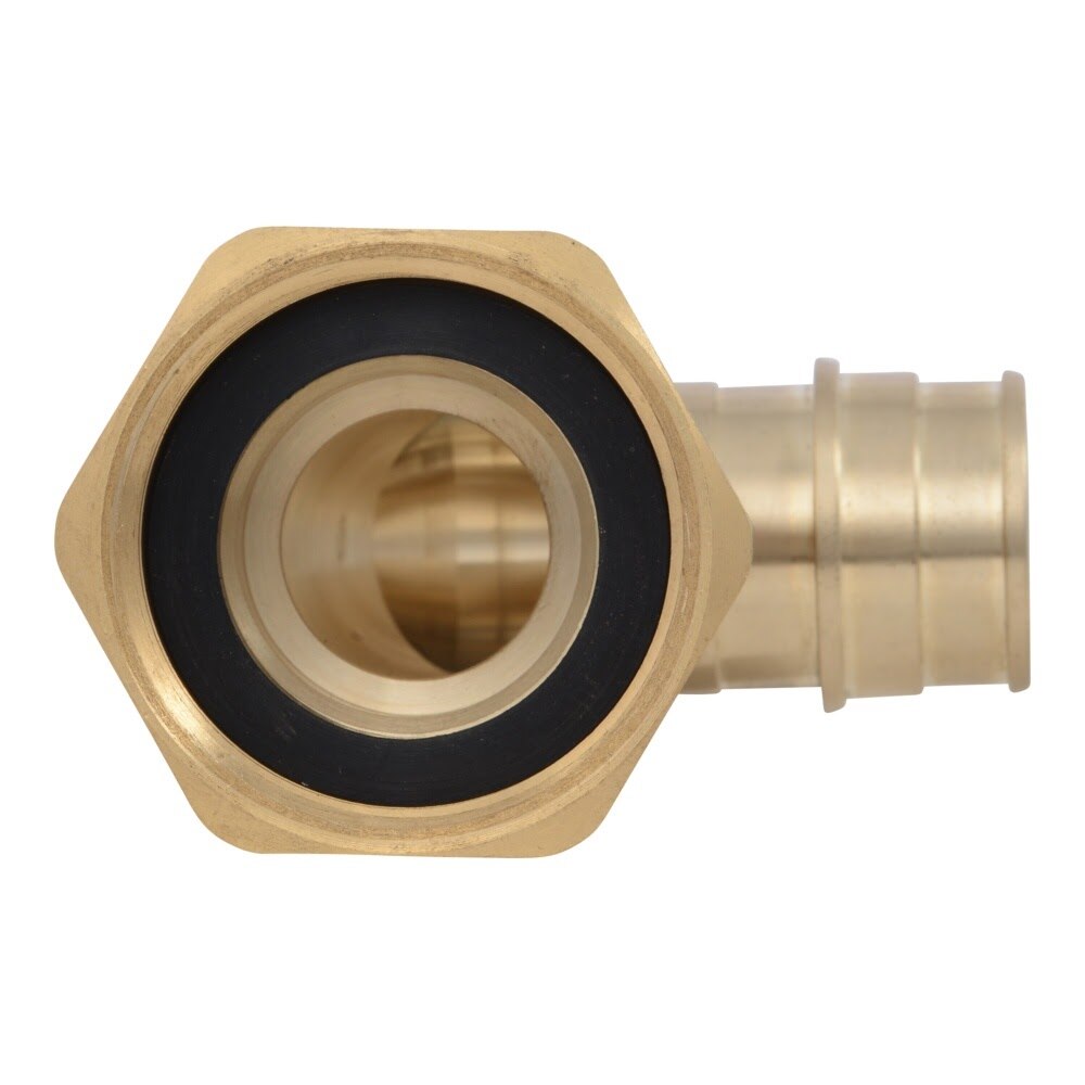 SharkBite UABWML22 3/4 in x 1 in NPSM Brass Expansion Elbow Water Meter Adapter - 2