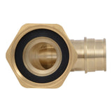 SharkBite UABWML22 3/4 in x 1 in NPSM Brass Expansion Elbow Water Meter Adapter - 2