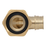 SharkBite UABWML22 3/4 in x 1 in NPSM Brass Expansion Elbow Water Meter Adapter - 2
