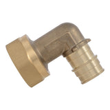 SharkBite UABWML22 3/4 in x 1 in NPSM Brass Expansion Elbow Water Meter Adapter - 3