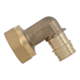 SharkBite UABWML22 3/4 in x 1 in NPSM Brass Expansion Elbow Water Meter Adapter - 3