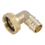 SharkBite UABWML28 1 in x 1-1/4 in NPSM Brass Expansion Elbow Water Meter Adapter