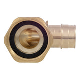 SharkBite UABWML28 1 in x 1-1/4 in NPSM Brass Expansion Elbow Water Meter Adapter - 2