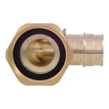 SharkBite UABWML28 1 in x 1-1/4 in NPSM Brass Expansion Elbow Water Meter Adapter - 2