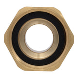 SharkBite UABWMS28 1 in x 1-1/4 in NPSM Brass Expansion Straight Water Meter Adapter - 2