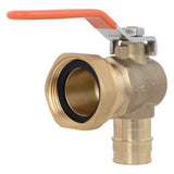 SharkBite UABWMVL28 1 in. PEX-a x 1-1/4 in. NPSM Brass Elbow Water Meter Valve