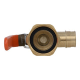 SharkBite UABWMVL28 1 in. PEX-a x 1-1/4 in. NPSM Brass Elbow Water Meter Valve - 2