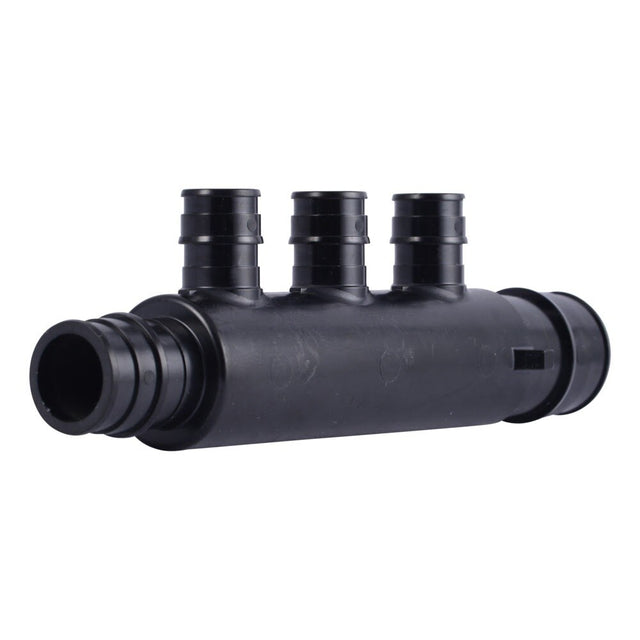SharkBite UAMPT28223OW Poly Expansion Multi-port Tee 3/4 in. x 1 in. with 3 1/2 in. Outlets Open