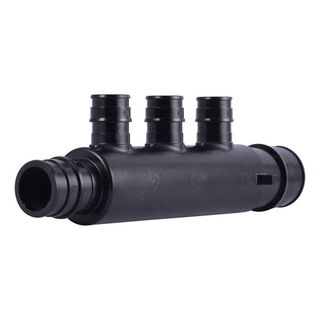 SharkBite UAMPT28223OW Poly Expansion Multi-port Tee 3/4 in. x 1 in. with 3 1/2 in. Outlets Open