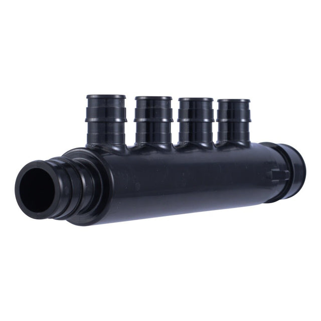 SharkBite UAMPT28224OW 1 in. x 3/4 in. Open Poly Expansion Multi-Port Tee with Four 1/2 in. Outlets