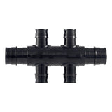 SharkBite UAMPT4OHW 3/4 in. PEX-A Multi-Port Tee with Four 1/2 in. Open Opposing Outlets - 3