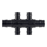 SharkBite UAMPT4OHW 3/4 in. PEX-A Multi-Port Tee with Four 1/2 in. Open Opposing Outlets - 3