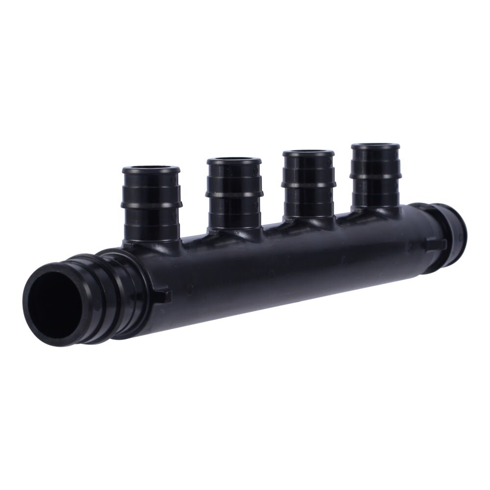 SharkBite UAMPT4OW 3/4 in. PEX-A Multiport Tee with Four 1/2 in. Outlets Open