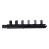 SharkBite UAMPT6CW 3/4 in Poly Expansion Multi-Port Tee with Six 1/2 in Outlet Ports and Closed End - 3