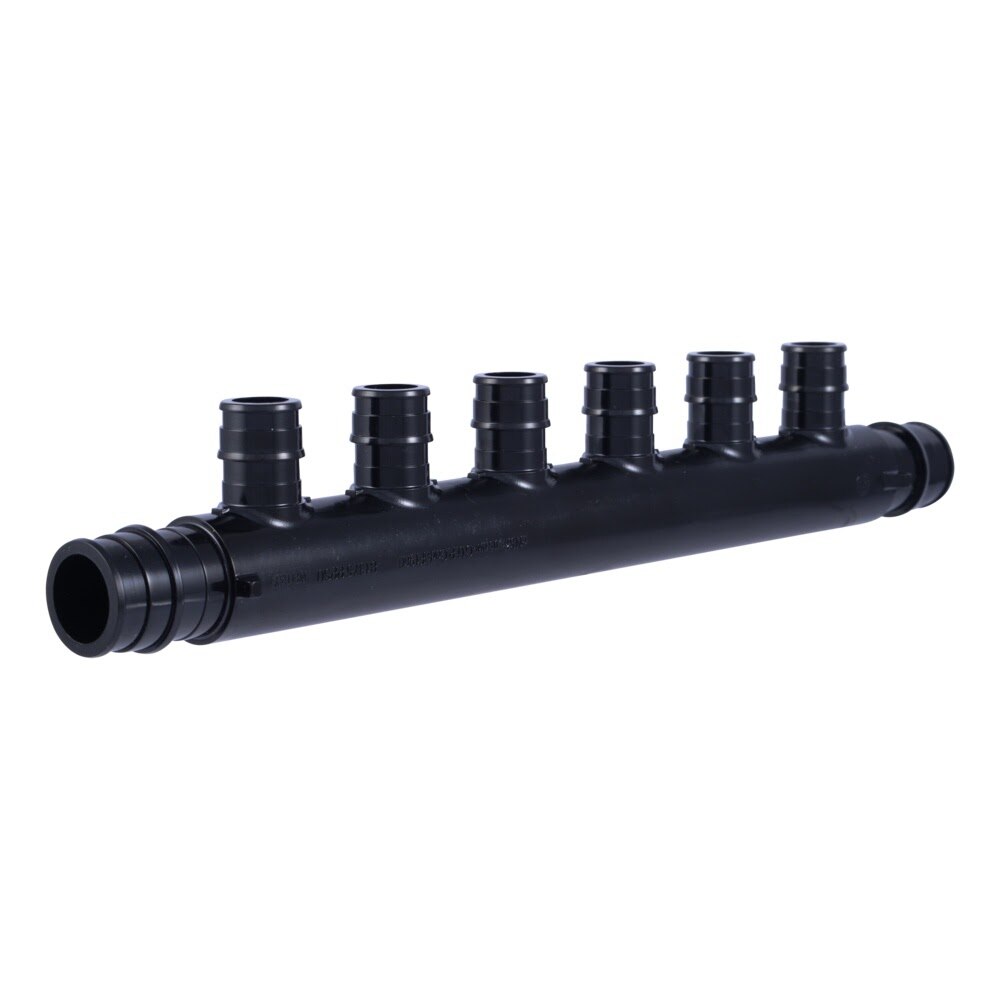 SharkBite UAMPT6OW 3/4 in. x 3/4 in. Poly Expansion Multi-Port Tee with 6 1/2 in. Outlets Open