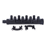 SharkBite UAMPT8SCW 3/4 in. x 1/2 in. 8 Port Expansion Multi-port Tee with Mounting Clips Closed - 3