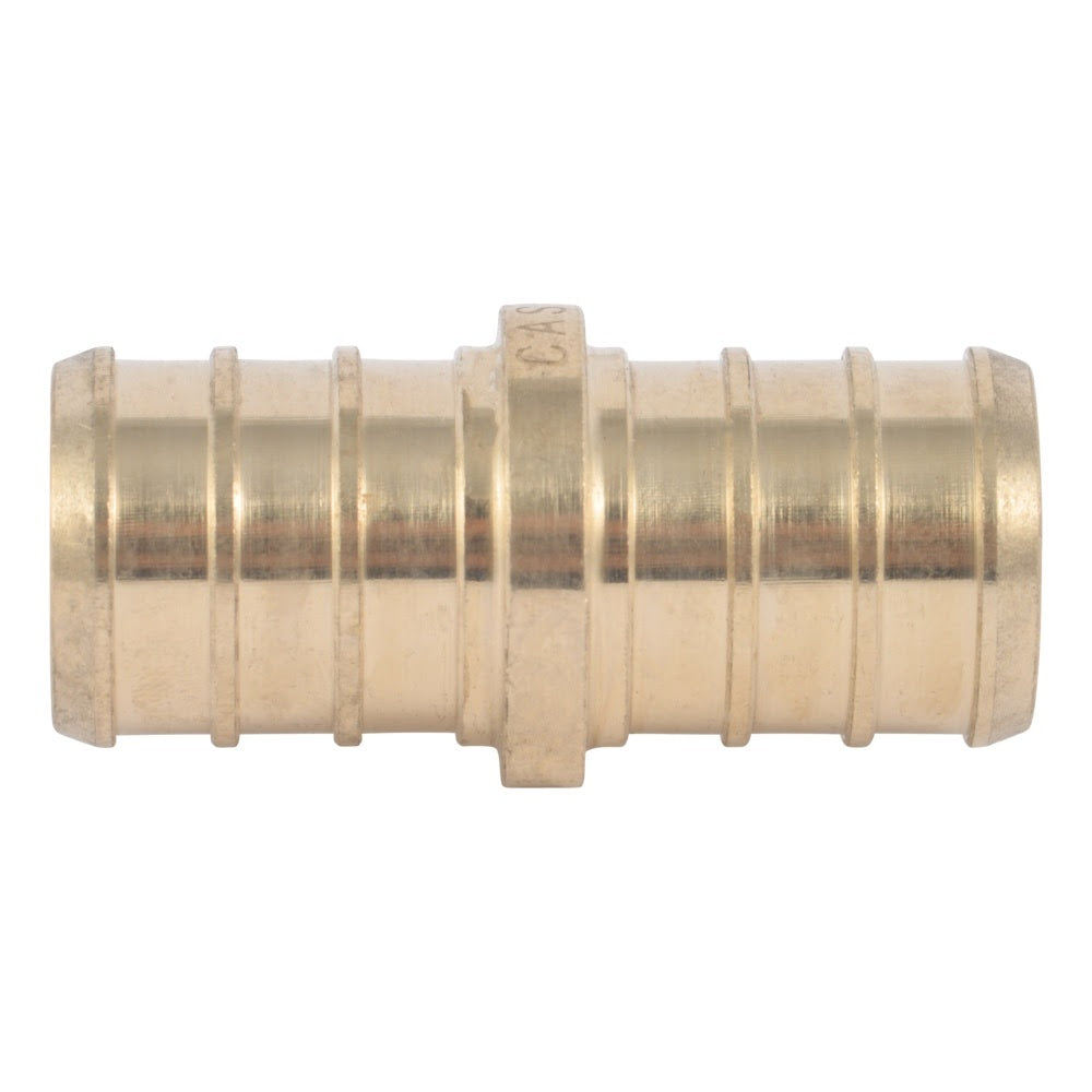SharkBite UC012LF 5/8 in. x 5/8 in. Brass Barb Coupling for PEX and PE-RT Pipe - 2