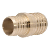 SharkBite UC013522 1-1/4 in. x 3/4 in. Brass Barb Reducing Coupling for PEX and PE-RT Pipe