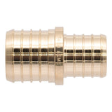 SharkBite UC013528 1-1/4 in. x 1 in. Brass Barb Reducing Coupling for PEX and PE-RT Pipe - 2