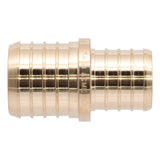 SharkBite UC013528 1-1/4 in. x 1 in. Brass Barb Reducing Coupling for PEX and PE-RT Pipe - 2