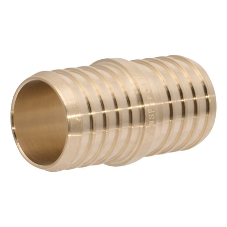SharkBite UC0135 1-1/4 in x 1-1/4 in Brass Barb PEX Coupling