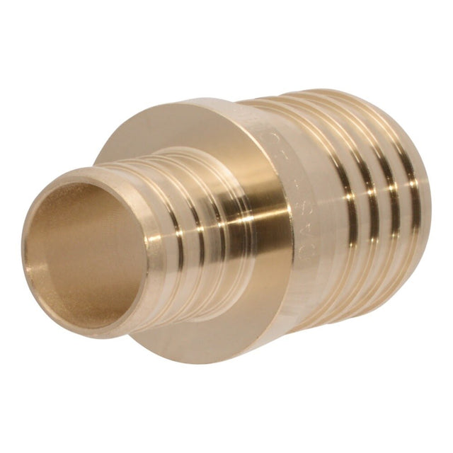 SharkBite UC014128 1-1/2 in. x 1 in. Brass Barb Reducing Coupling for PEX and PE-RT