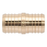SharkBite UC0141 1-1/2 in. x 1-1/2 in. Lead-Free Brass Barb Coupling for PEX and PE-RT Pipe - 2