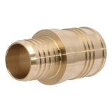 SharkBite UC015441 2 in. x 1-1/2 in. Lead-Free DZR Brass Barb Reducing Coupling for PEX and PE-RT