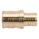 SharkBite UC015441 2 in. x 1-1/2 in. Lead-Free DZR Brass Barb Reducing Coupling for PEX and PE-RT - 2