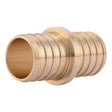 SharkBite UC020LF 1 in x 1 in Lead Free Brass PEX Barb Coupling