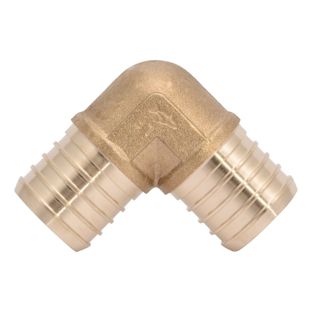 SharkBite UC0235 1-1/4 in x 1-1/4 in Lead-Free Brass Barb 90 Degree PEX Elbow - 2