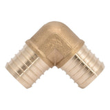 SharkBite UC0235 1-1/4 in x 1-1/4 in Lead-Free Brass Barb 90 Degree PEX Elbow - 2