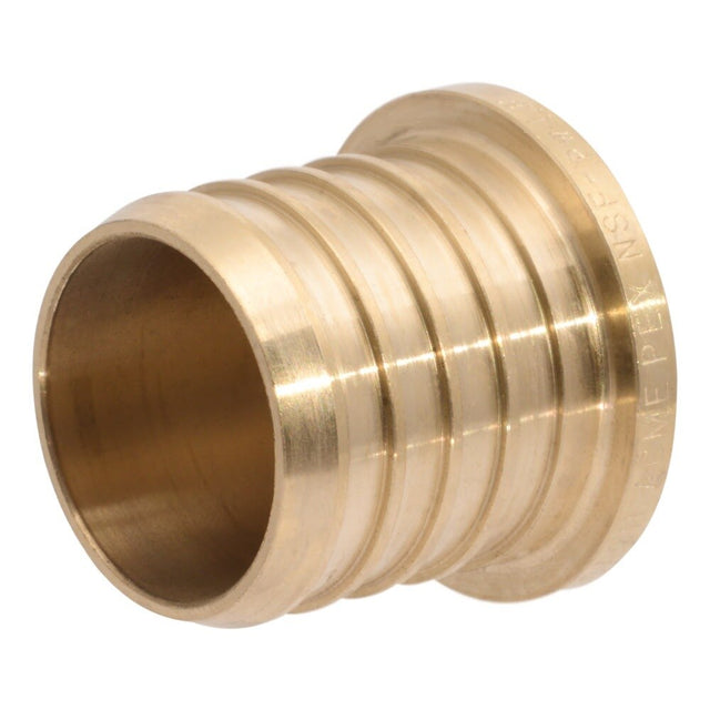 SharkBite UC0435 1-1/4 in. Lead Free Brass Barb Plug for PEX and PE-RT Pipe
