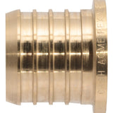 SharkBite UC0435 1-1/4 in. Lead Free Brass Barb Plug for PEX and PE-RT Pipe - 2