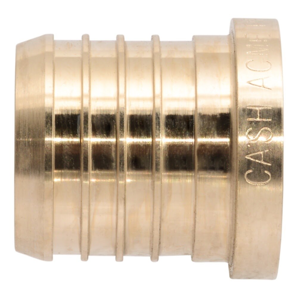 SharkBite UC0441 1-1/2 in. Lead-Free Brass Barb Plug for PEX and PE-RT Pipe - 2