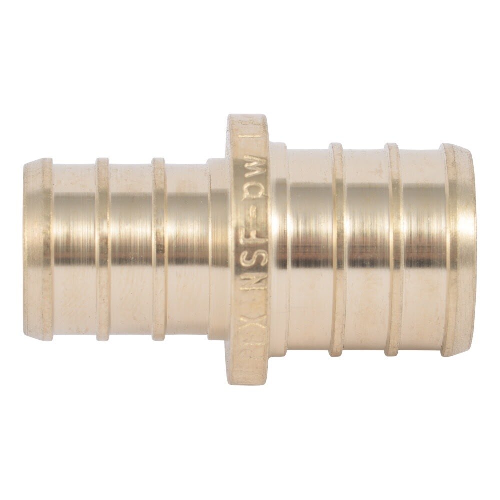 SharkBite UC057LF 3/4 in x 5/8 in Brass Barb Reducing Coupling for PEX and PE-RT Pipe - 2