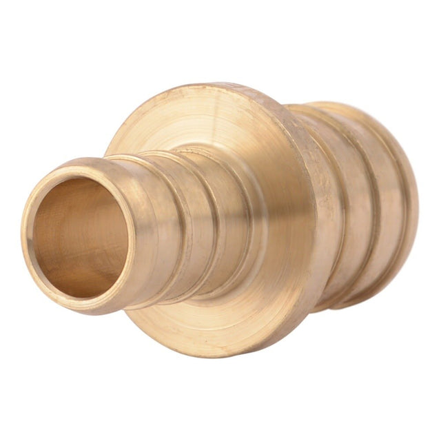 SharkBite UC058LF 1/2 in. x 3/4 in. Brass Barb Reducing Coupling for PEX Pipe