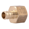SharkBite UC072LF 1/2 in x 1/2 in PEX Crimp x FNPT Brass Female Adapter Lead Free