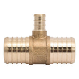 SharkBite UC08353516 1-1/4 in x 1-1/4 in x 1/2 in Lead Free Brass PEX Barb Reducing Tee - 2