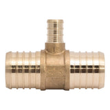 SharkBite UC08353516 1-1/4 in x 1-1/4 in x 1/2 in Lead Free Brass PEX Barb Reducing Tee - 2