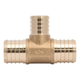 SharkBite UC08353528 1-1/4 in x 1-1/4 in x 1 in Brass PEX Crimp Reducing Tee for Potable Water - 2