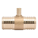 SharkBite UC08414116 1-1/2 in x 1-1/2 in x 1/2 in Brass PEX Barb Reducing Tee - 2