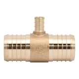 SharkBite UC08414116 1-1/2 in x 1-1/2 in x 1/2 in Brass PEX Barb Reducing Tee - 2
