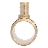 SharkBite UC08414116 1-1/2 in x 1-1/2 in x 1/2 in Brass PEX Barb Reducing Tee - 3