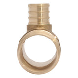 SharkBite UC08414122 1-1/2 in. x 1-1/2 in. x 3/4 in. Brass Barb Reducing Tee for PEX - 3