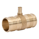 SharkBite UC08545416 2 in. x 2 in. x 1/2 in. Lead Free Brass Barb Reducing Tee for PEX