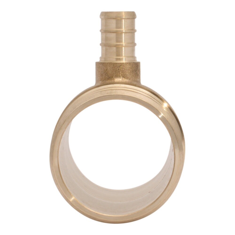 SharkBite UC08545416 2 in. x 2 in. x 1/2 in. Lead Free Brass Barb Reducing Tee for PEX - 3