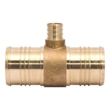SharkBite UC08545422 2 in. x 2 in. x 3/4 in. Brass Barb Reducing Tee Lead Free - 2
